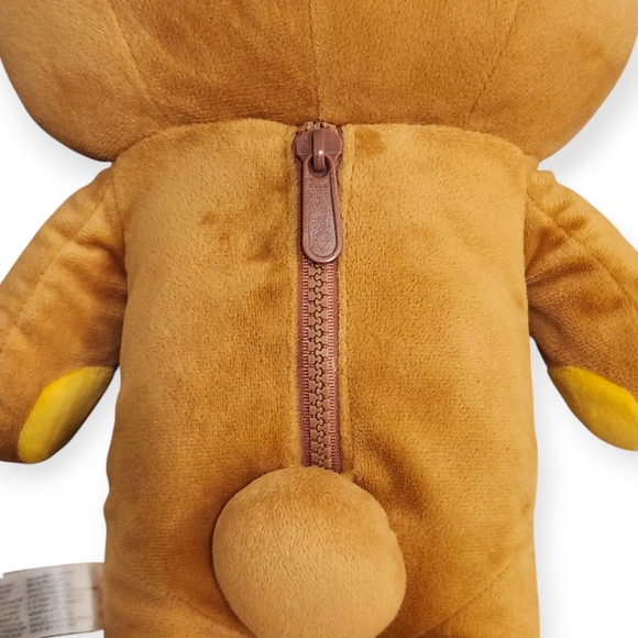 San-X Original Rilakkuma 15" Plush Bear With Back Zipper Pocket - Picture 3 of 9